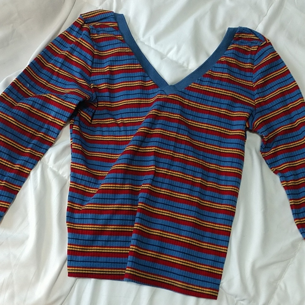Long sleeve striped shirt